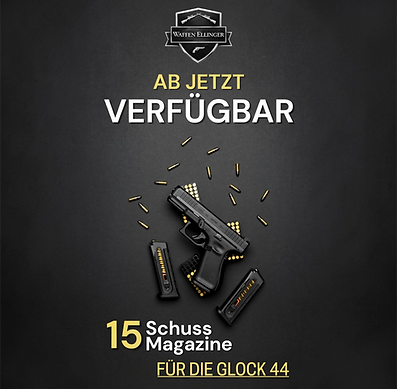 15-Schuss Magazine für die Glock 44