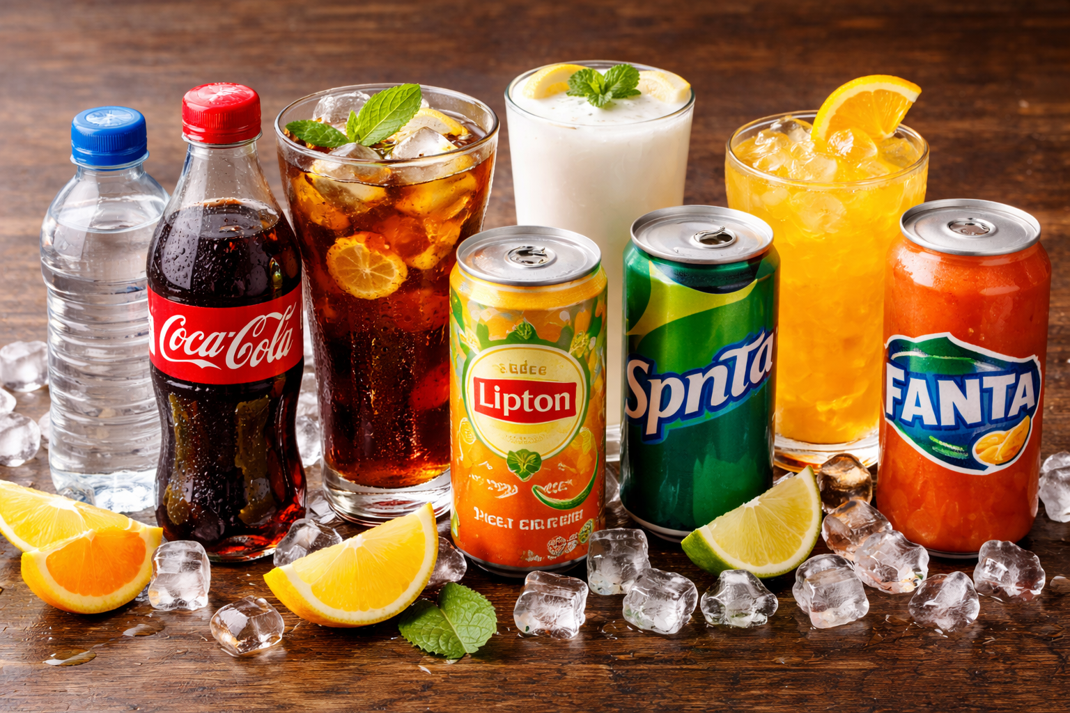 Arranged Food and Objects