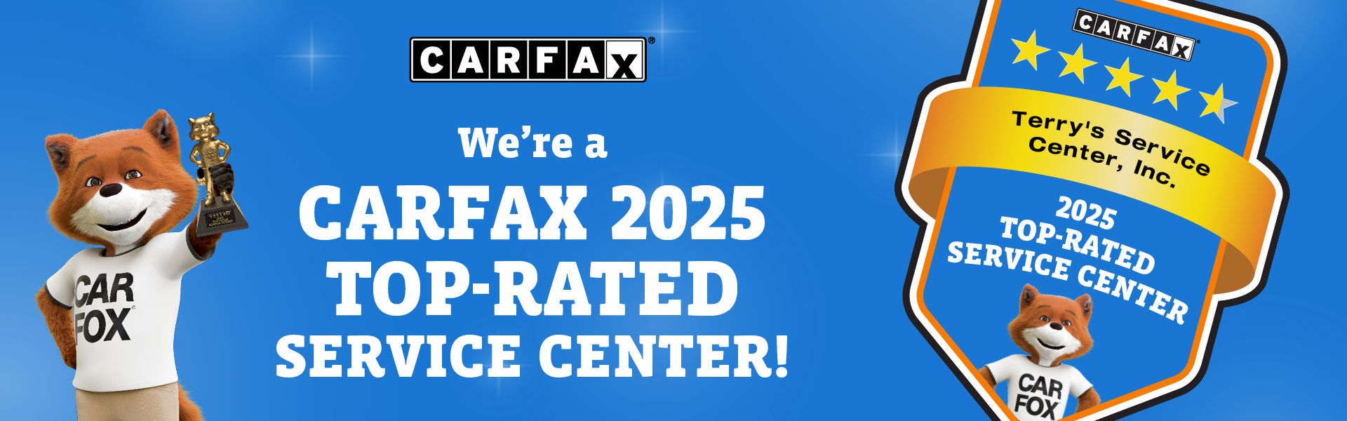 2025 CARFAX Top-Rated Service Center