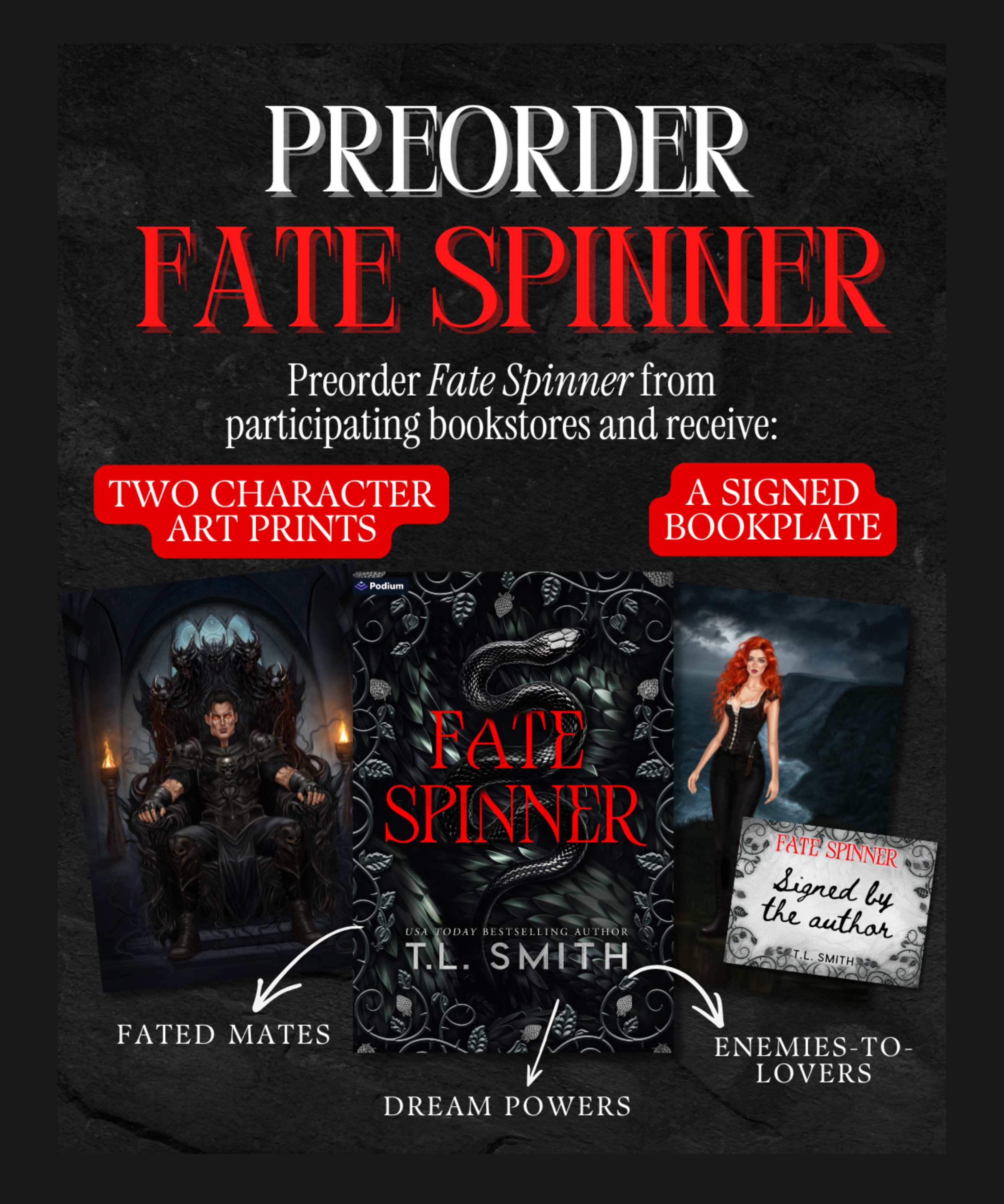 Fate Spinner by TL Smith (preorder)