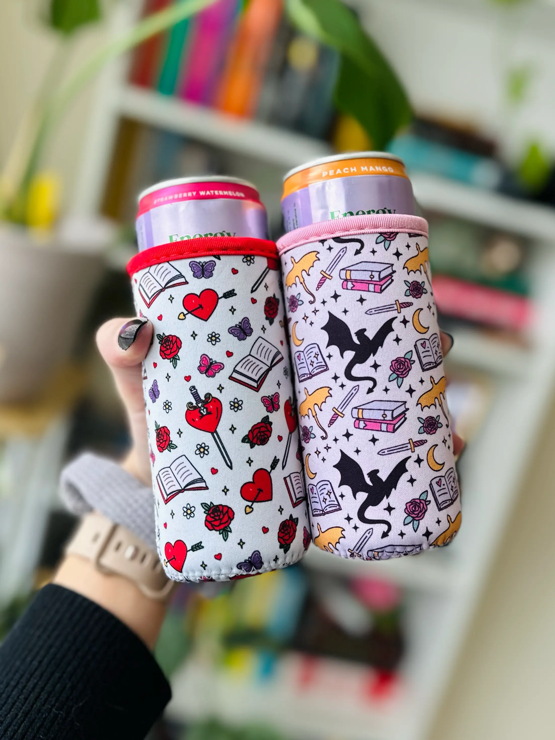 Romantasy Slim Can Koozie