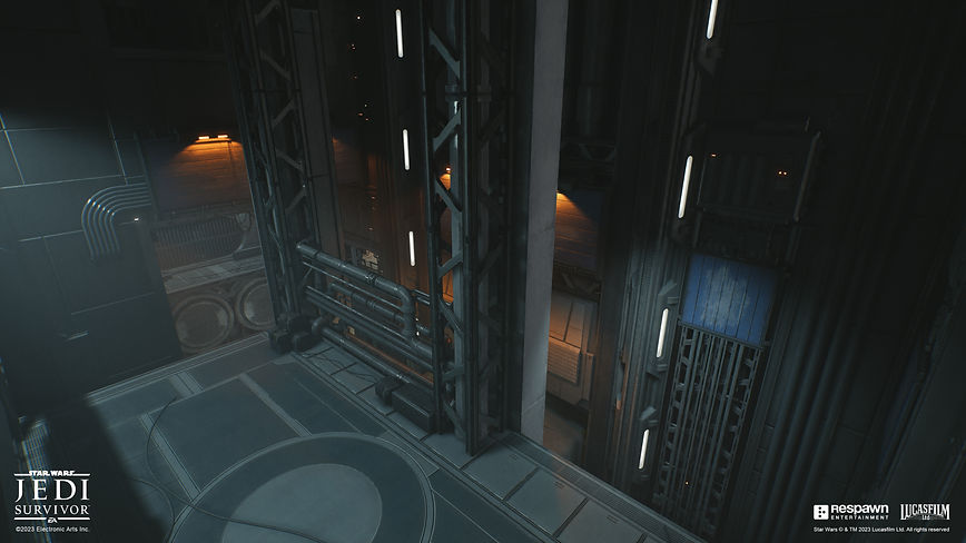 Star Wars Lucrehulk Control Tower Elevator Shaft
