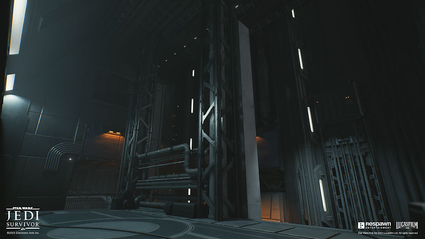 Star Wars Lucrehulk Control Tower Elevator Shaft