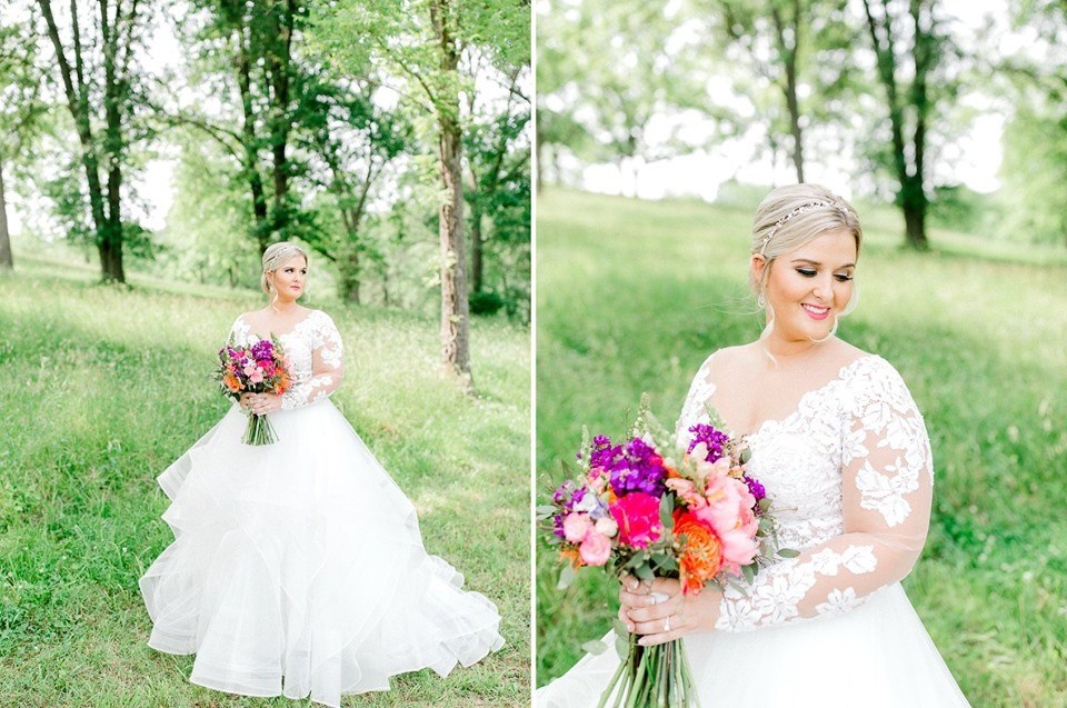 Real Mia Grace Bride: Wedding of Hannah and Caleb