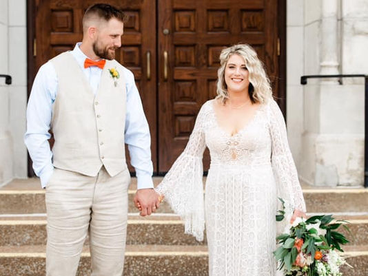 Real Mia Grace Bride: Wedding of Sydney and David