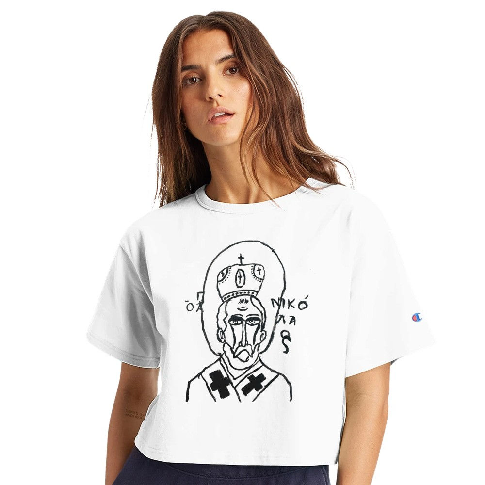 Women's Cropped Heritage Crewneck T-Shirt | Champion T453W