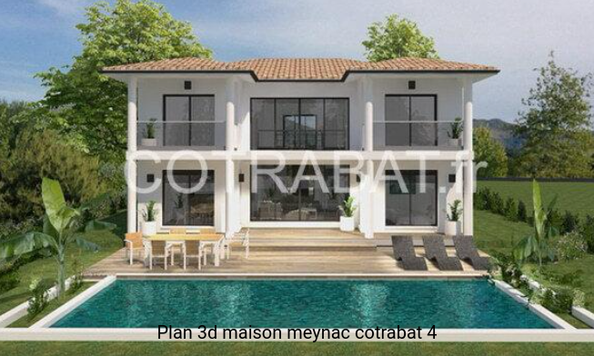Plan 3D maison Meynac