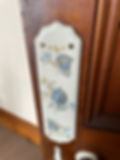 Patterned door furniture