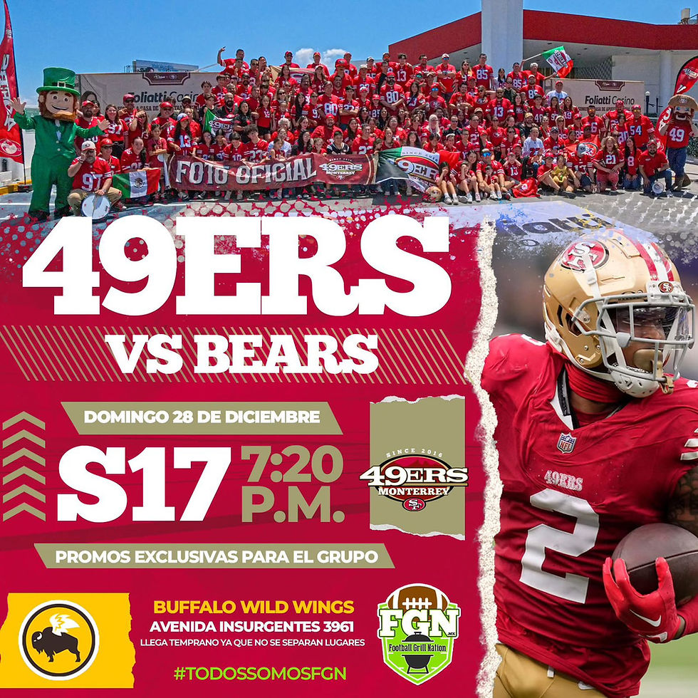 49ers vs Bears Semana 17