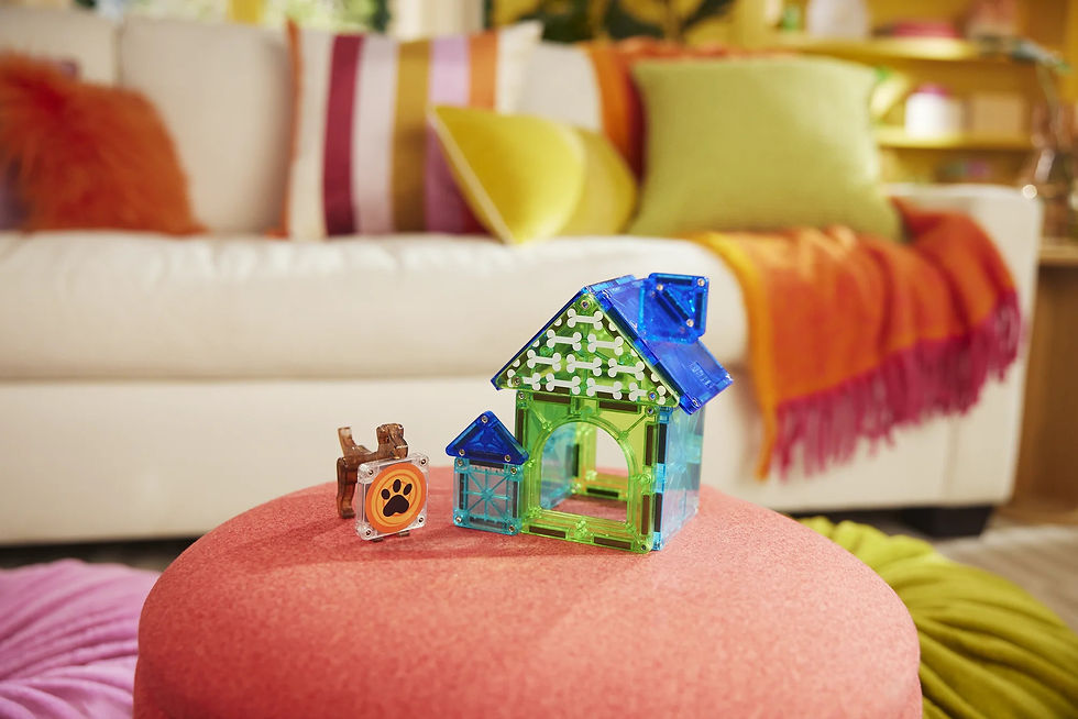 Miniatura: MAGNA-TILES Dog House 13 Pzas