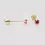 Miniatura: Aretes - Rubi