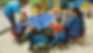 Preschool children during snacktime at Awana Club