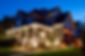 Landscape lighting installation on a home in Charlotte, NC
