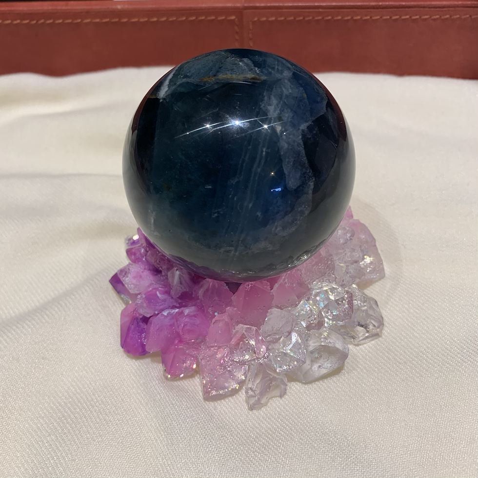 Thumbnail: Resin faux crystal sphere holder