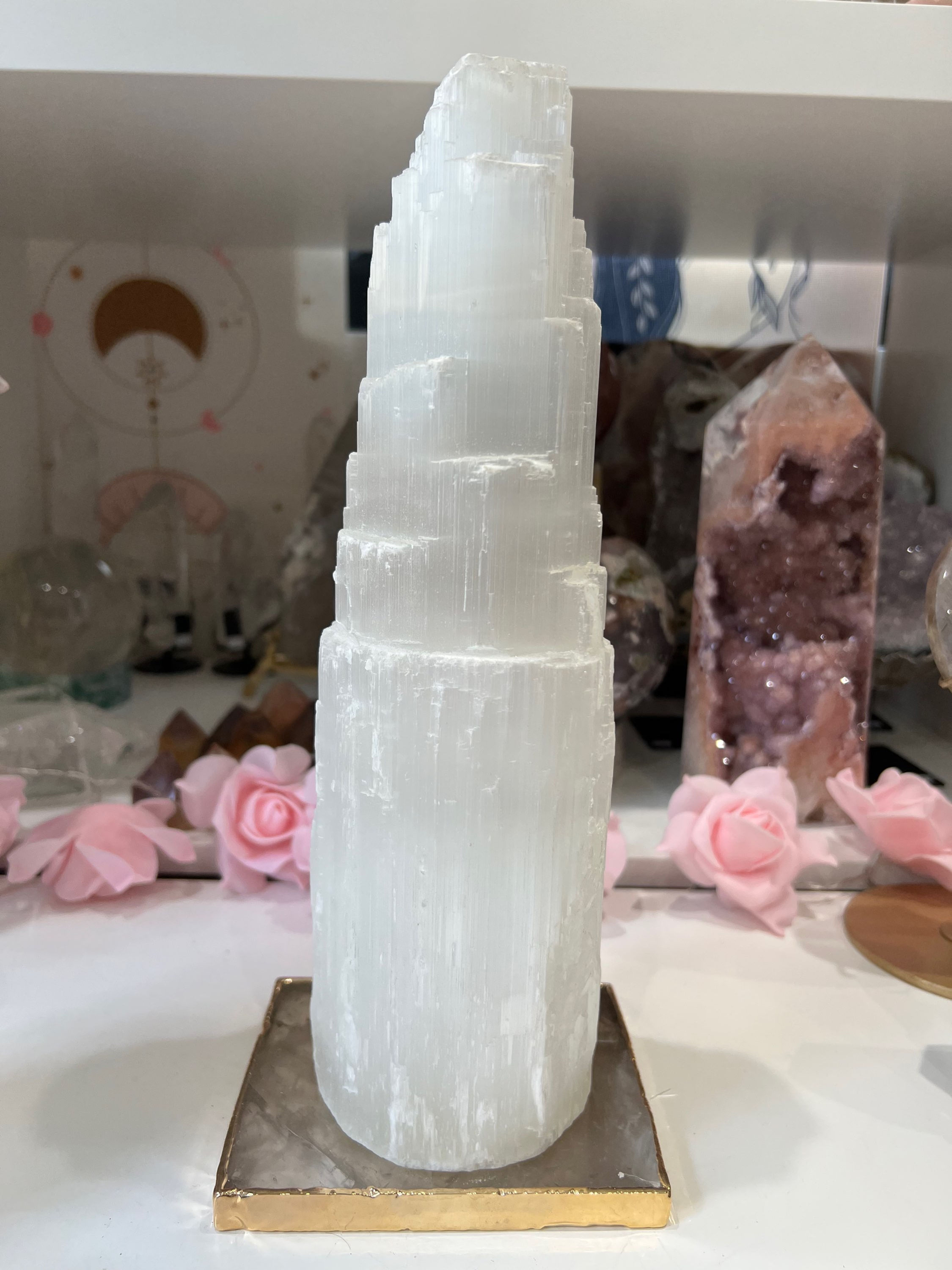 Large Selenite Tower
