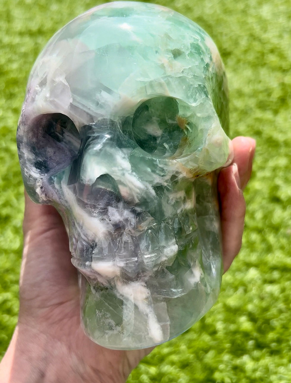 Thumbnail: Rainbow Fluorite Skull