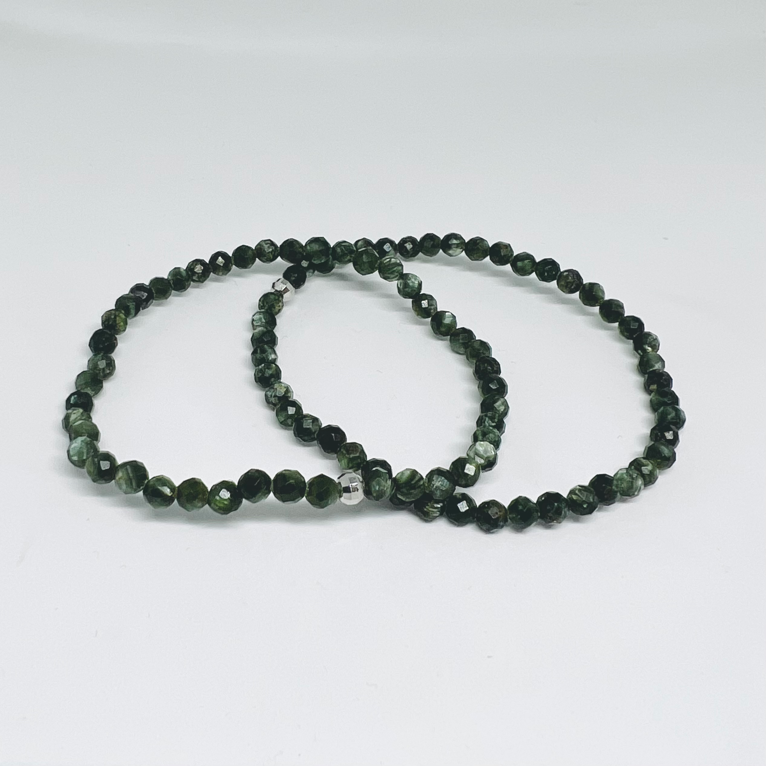 Faceted Seraphinite Bracelet