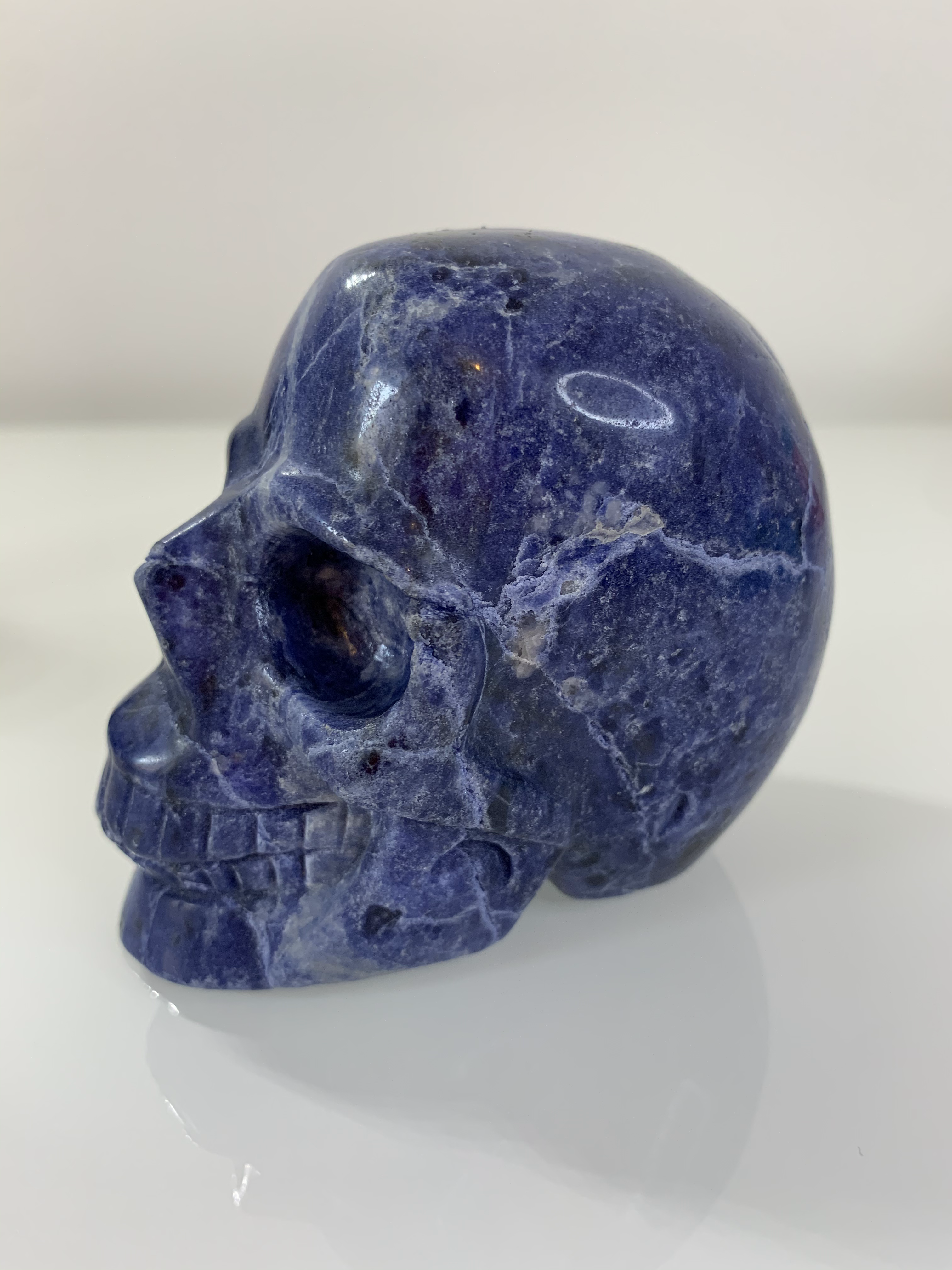 Sodalite Skull
