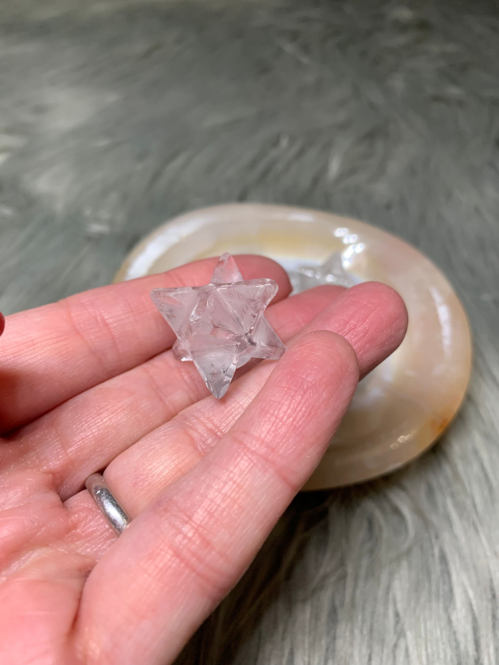 Thumbnail: Clear Quartz, Golden Healer or Amethyst Merkaba