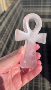 Thumbnail: Rose Quartz Ankh