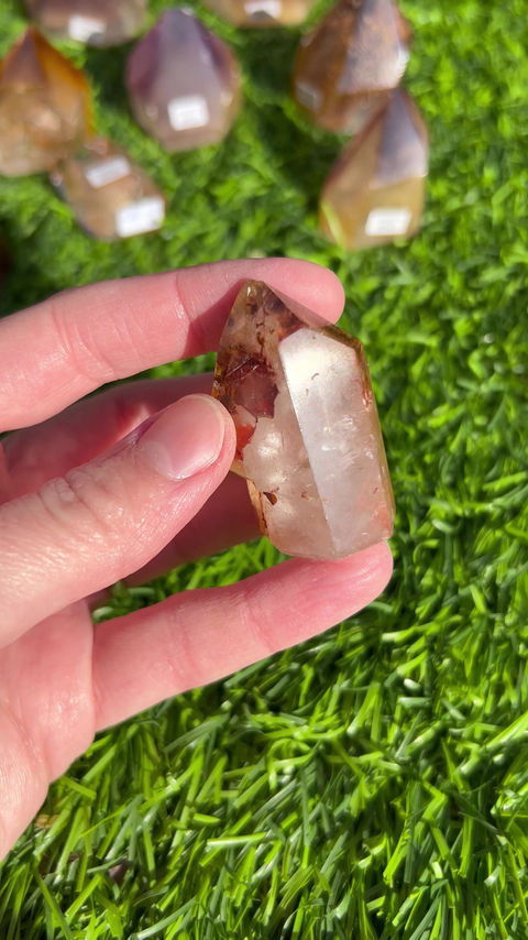 Thumbnail: Dreamcoat Lemurian Quartz Points