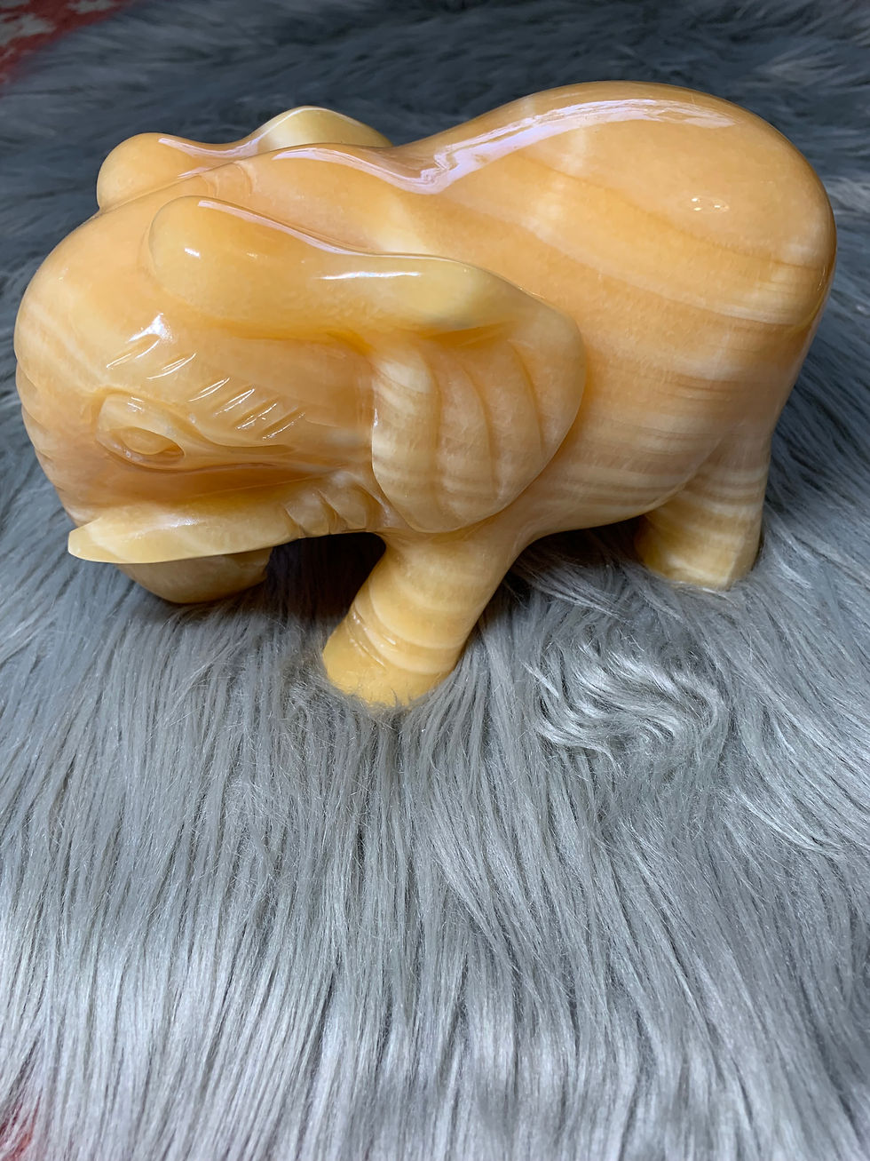 Thumbnail: Orange Calcite Elephant