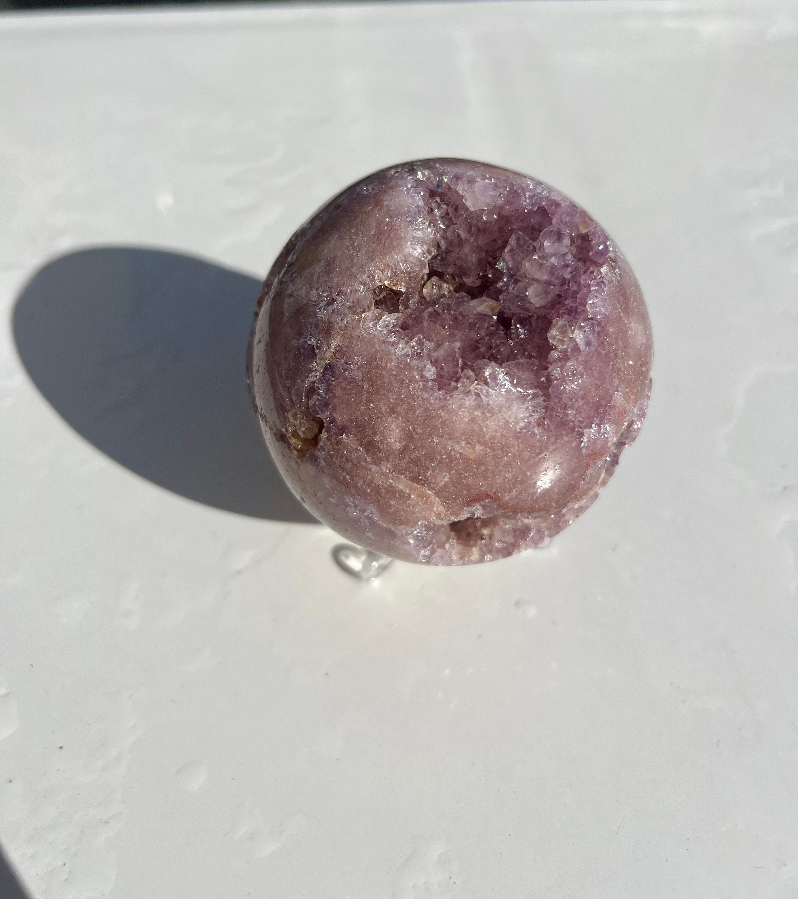 Pink Amethyst Sphere