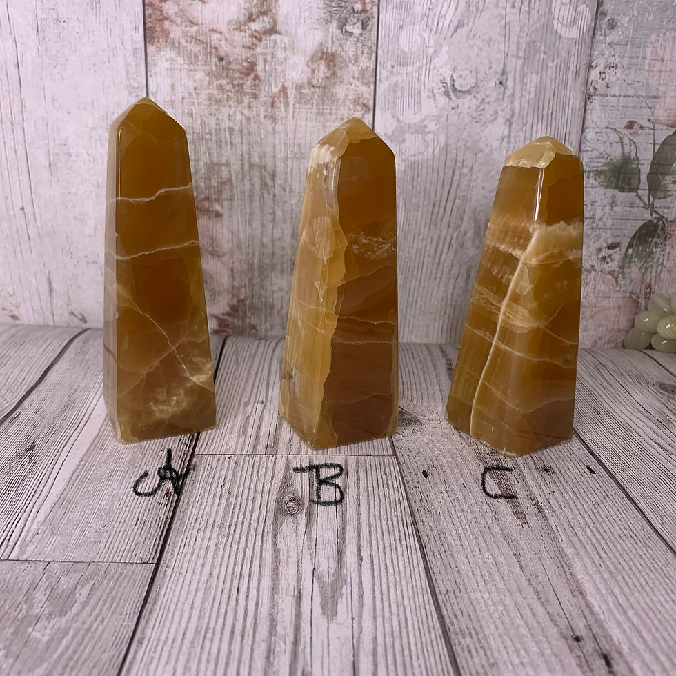 Honey Calcite towers