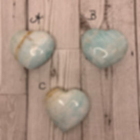 Caribbean Calcite Heart