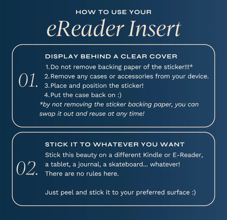 Thumbnail: Quirky Cup Collective Luna Moth eReader Sticker Insert