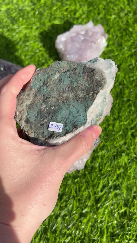 Thumbnail: Aura Amethyst Cluster