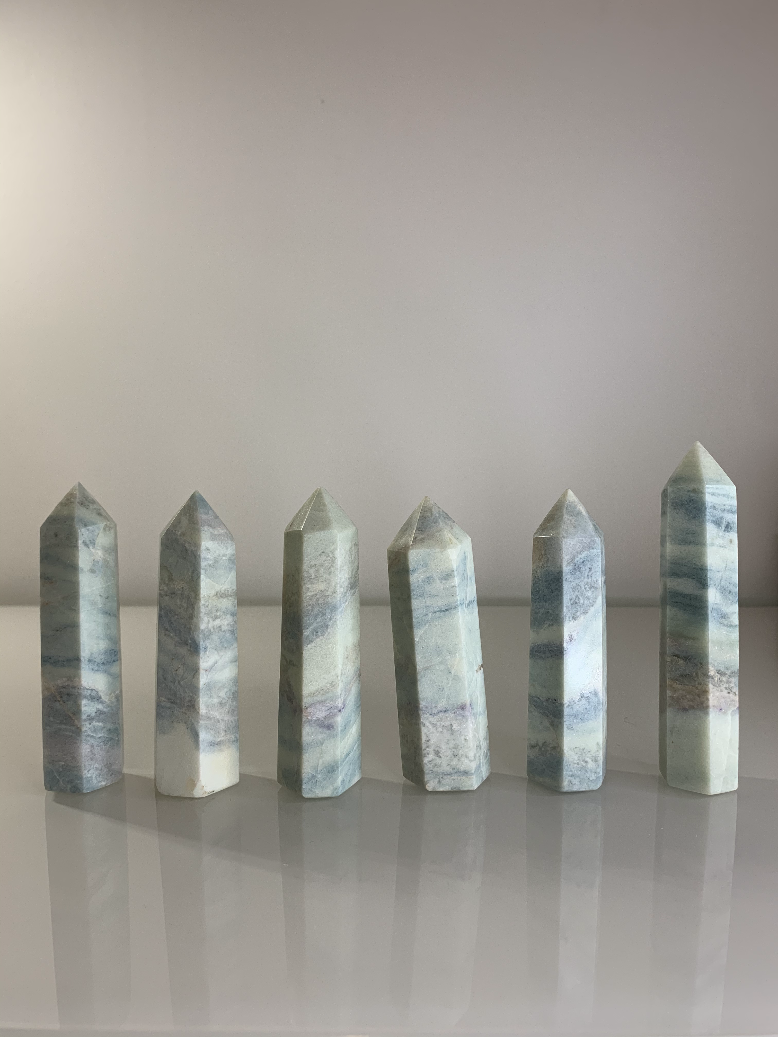 Blue Aragonite Point