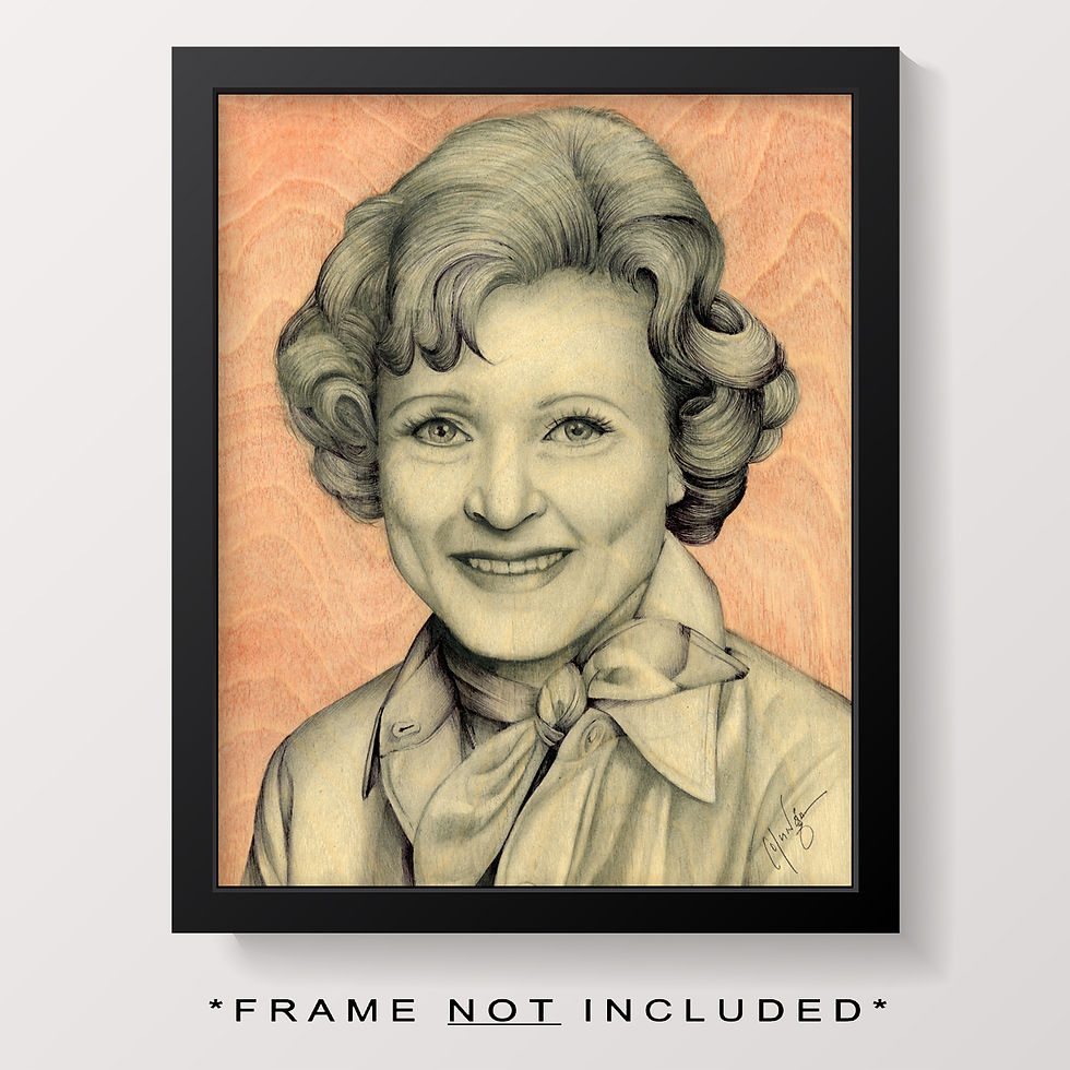 Betty White Print 8x10