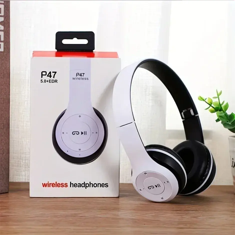 Thumbnail: Multifunctional Portable Foldable Headmounted Wireless Bluetooth 5.0 Headset For