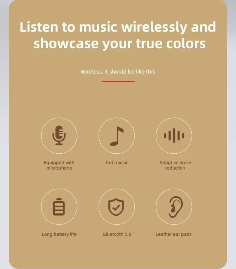 Thumbnail: Stereo P47 Headset 5.0 Bluetooth Headset Folding Series Wireless Sports Game Hea