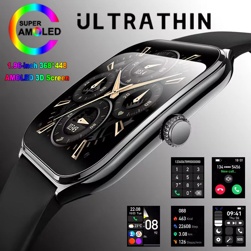 Ultrathin smartwatch with Super AMOLED 3D curved screen