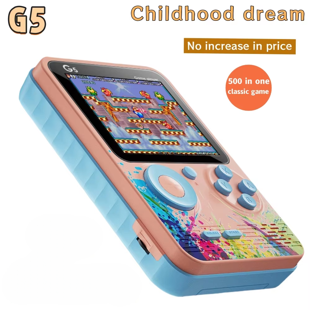 G5 handheld game console with 500 in one classic games