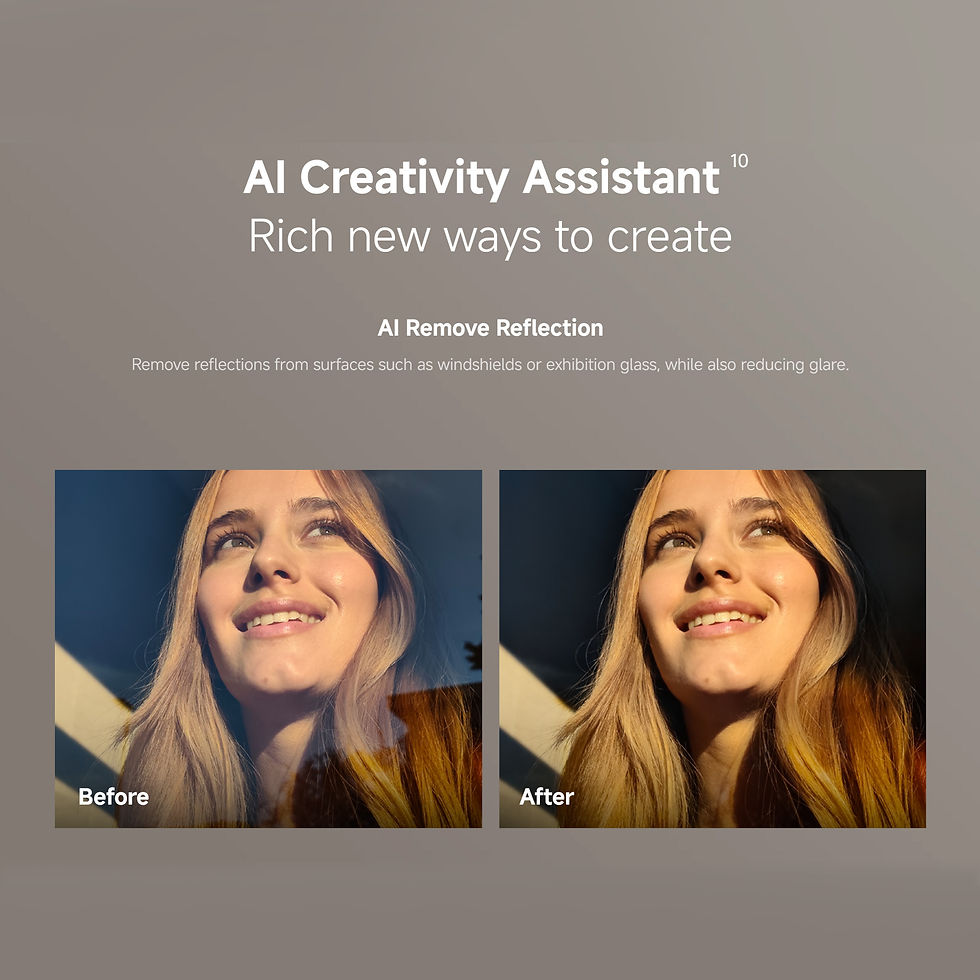 Thumbnail: AI Remove Reflection feature on KAMRUI laptop.