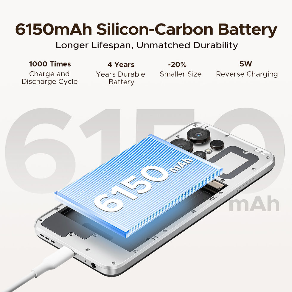 Thumbnail: KAMRUI laptop 6150mAh silicon-carbon battery features