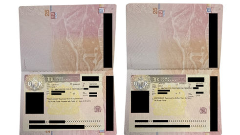 Visa vignette