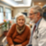 Assisted living residents often benefit from medical care that comes to them instead of relying solely on transportation to outside offices.