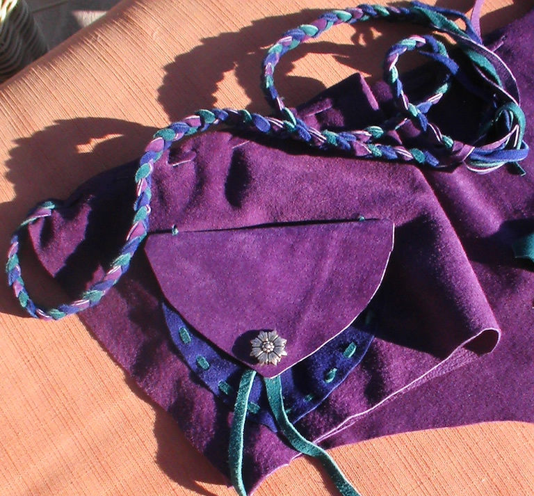 Thumbnail: Purple and Teel Belt