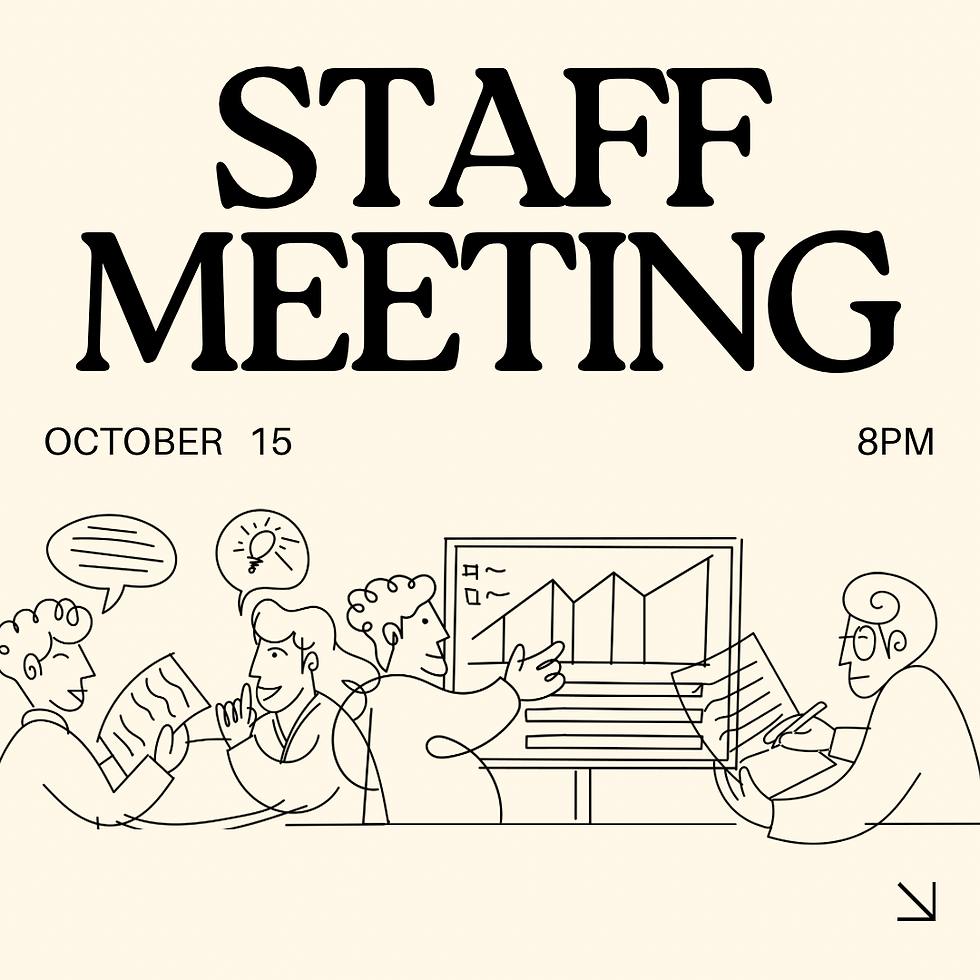 Staff Meeting