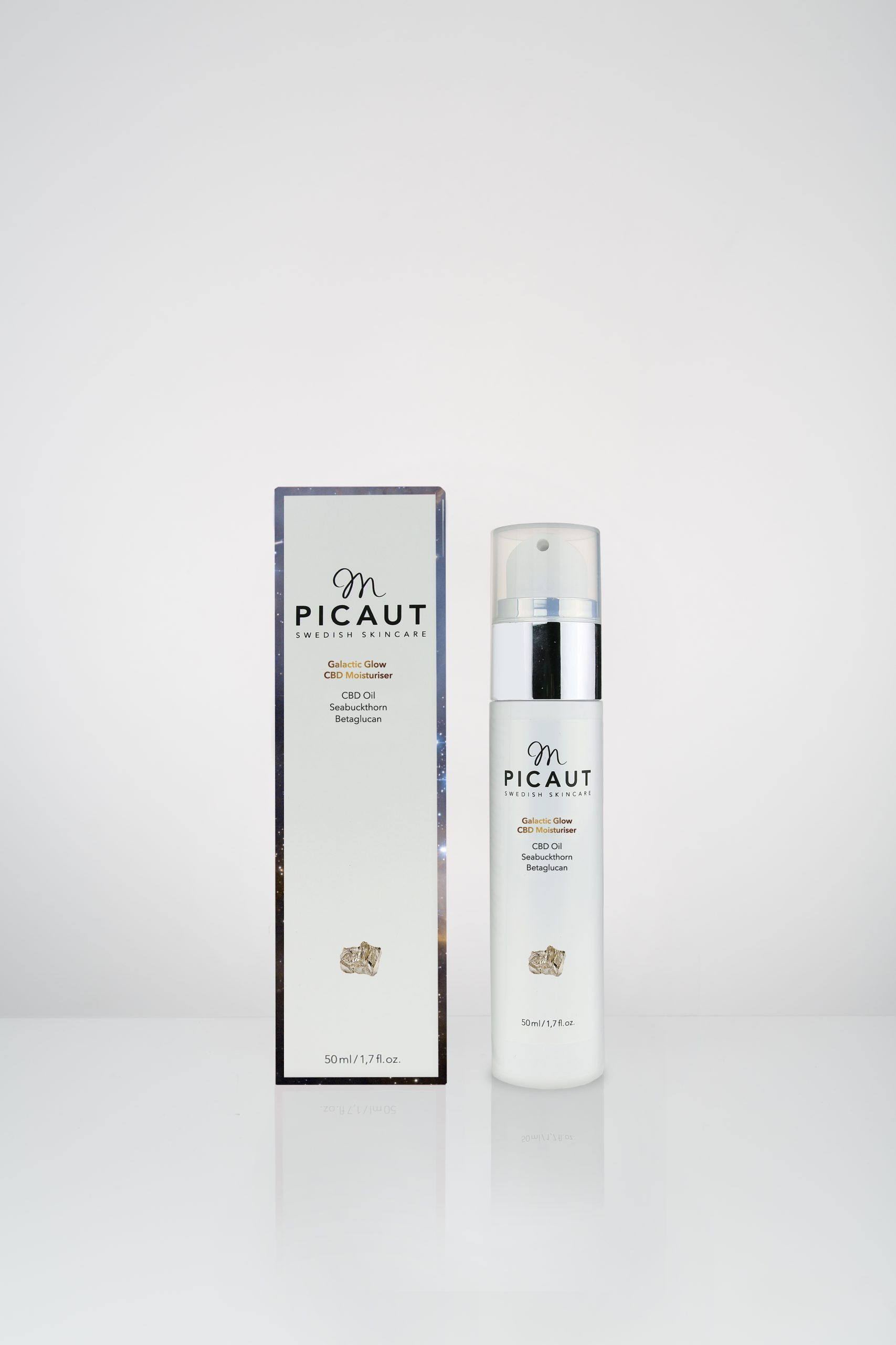 M Picaut Galactic Glow CBD Moistuirser 50gram