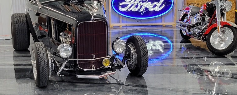 Custom Car Garage Floor