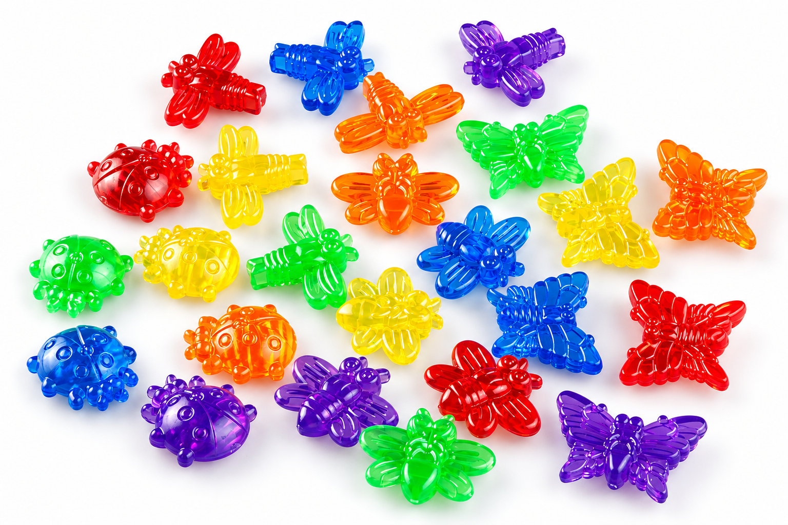 Translucent Bugs 120pcs