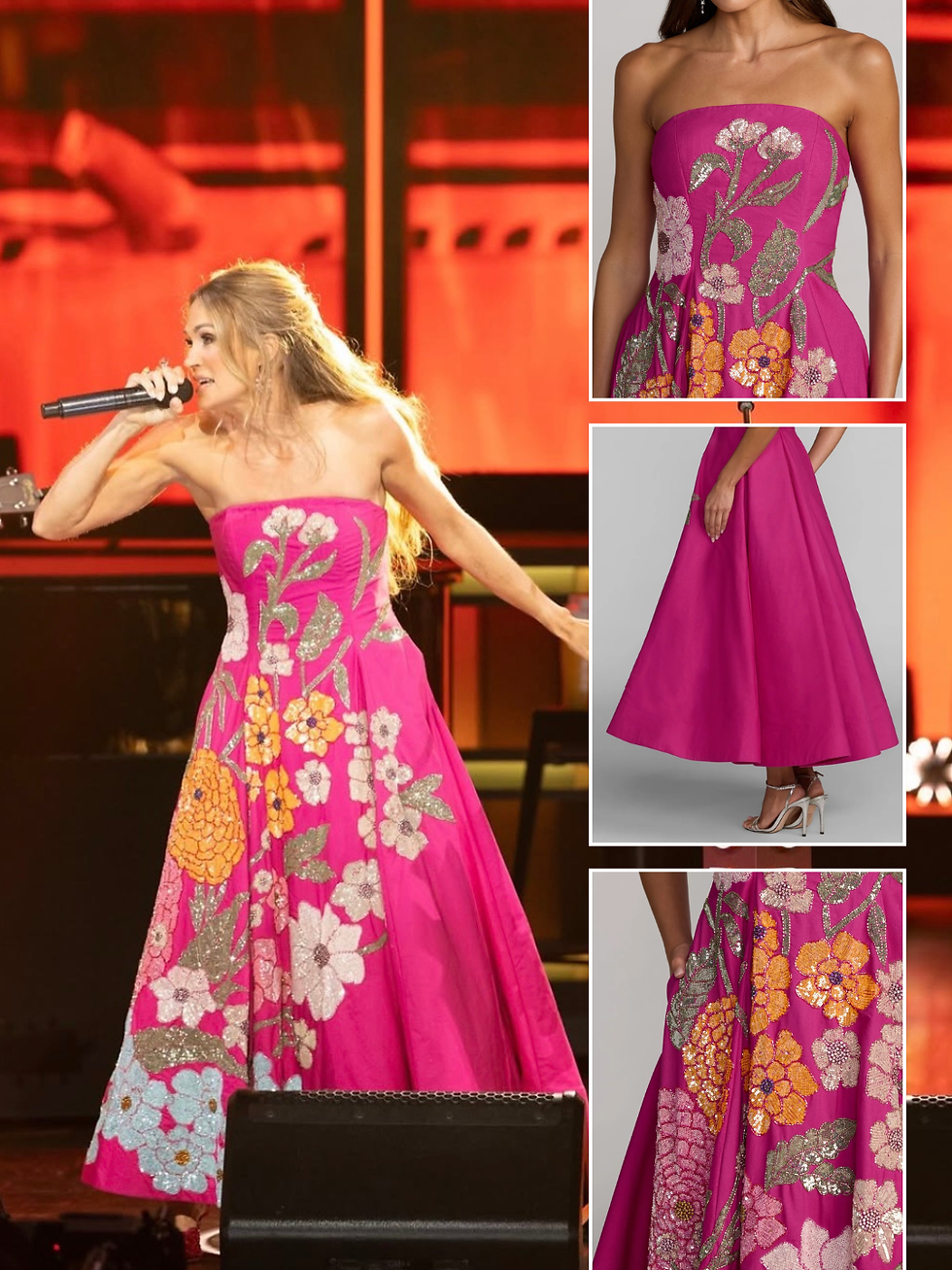 Carrie Underwood in Mac Duggal