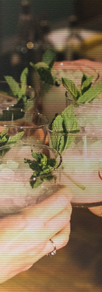 A twist on the classic Tom Collins. Light and refreshing, simple and delicious.