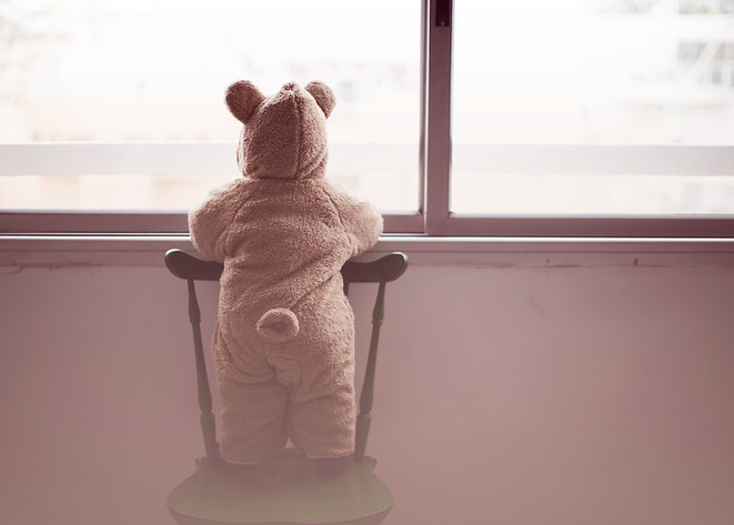 Pondering Teddy Bear