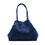 Miniature : Sac en cuir Rio navy vue côtés pliés